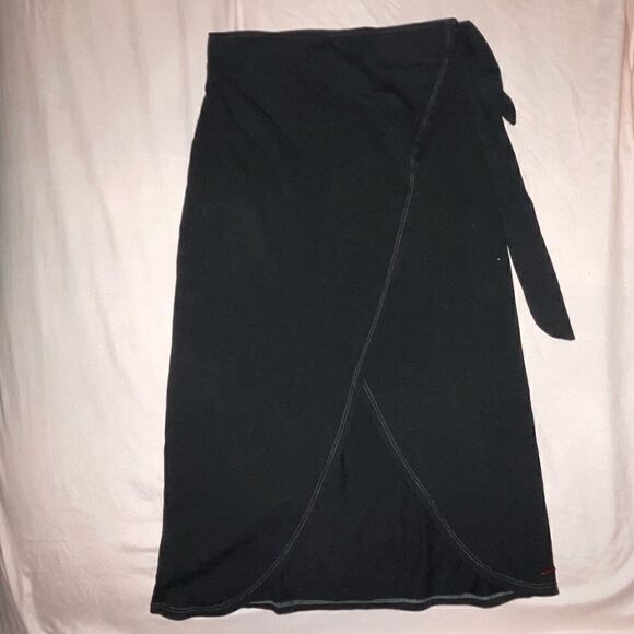 n:PHILANTHROPY Bellan Wrap Skirt in Black Cat - Picture 2 of 7